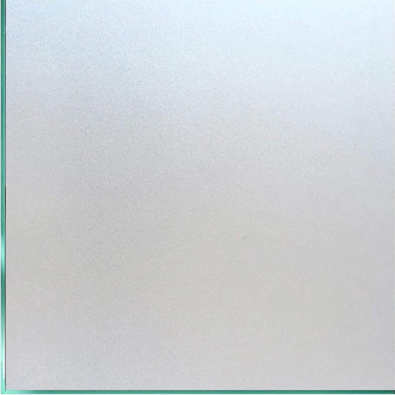 Coavas Window Privacy Film Frosted Glass Static Clings, Decorative Bathroom Door Privacy Film Day and Night, Heat UV Blocking Anti-Glare Frosting Stickers Renter Non-Adhesive, 29.5 x 78.7 Inch, Pure - Image 1